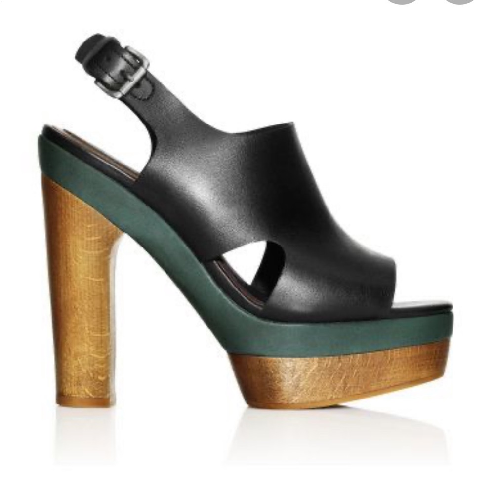 Marni at H&M wood platform sandals